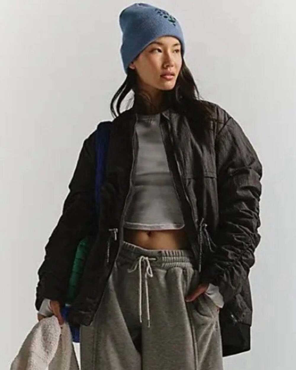 NWT FREE PEOPLE Care FP Tricked Out Trek Lightweight Puffer Jacket $368 SMALL